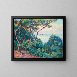 Côte d'Azur - Armand Guillaumin — framed artwork on a wall