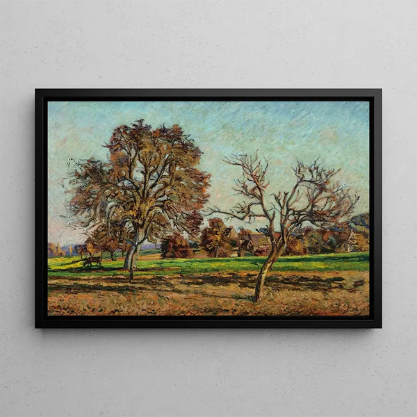 Damiette et la Saint-Martin - Armand Guillaumin — framed artwork on a wall
