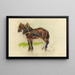 Study of a horse - Armand Guillaumin — framed artwork on a wall