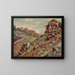 Height of the Plinth, landscape of the Creuse - Armand Guillaumin — framed artwork on a wall