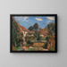 Garden in Janville-sur-Juine - Armand Guillaumin — framed artwork on a wall