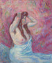 Young nude woman draped - Armand Guillaumin — artwork view