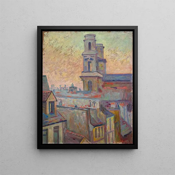 Église Saint-Sulpice de Paris - Armand Guillaumin — framed artwork on a wall