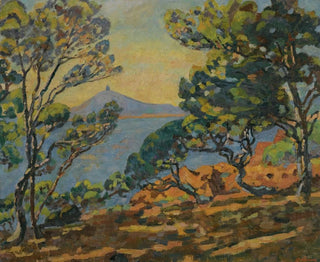 La Baie d'Agay et le Sémaphore - Armand Guillaumin — artwork view