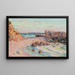 La Pierrière, Saint-Palais, rising tide - Armand Guillaumin — framed artwork on a wall