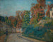 La Promenade dans une rue en Île-de-France - Armand Guillaumin — artwork view