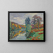 La Roche De L’echo, Crozant (1913) - Armand Guillaumin — framed artwork on a wall