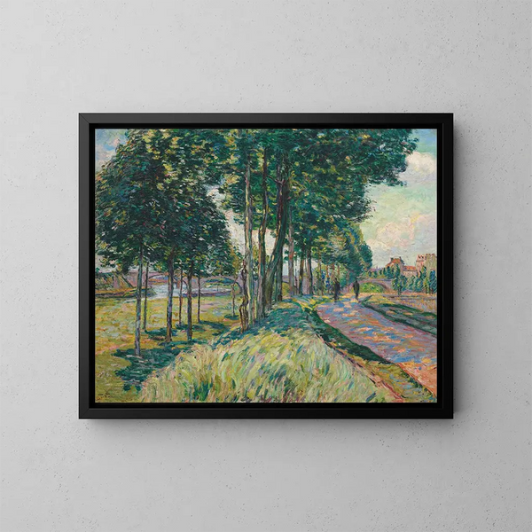 La Seine à Charenton - Armand Guillaumin — framed artwork on a wall