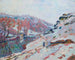 La vallée de la Sedelle sous la neige - Armand Guillaumin — artwork view