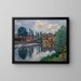 La scierie de Poitiers - Armand Guillaumin — framed artwork on a wall