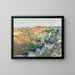 Landscape Painting at Crozant - Armand Guillaumin — framed artwork on a wall
