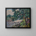 Le Barrage de Génetin - Armand Guillaumin — framed artwork on a wall
