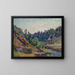 Le Moulin de Jonon à Creuse - Armand Guillaumin — framed artwork on a wall