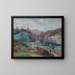 Le Pont Charraud à la Creuse - Armand Guillaumin — framed artwork on a wall
