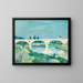 Le Pont de Charenton, Île-de-France - Armand Guillaumin — framed artwork on a wall