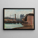 Le Pont d'Austerlitz - Armand Guillaumin — framed artwork on a wall