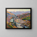 The Ravine of Madness at Crozant - Armand Guillaumin — framed artwork on a wall