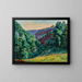 Le Ravin de la folie vu de Château Crozant - Armand Guillaumin — framed artwork on a wall