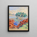 Le Trayas Landscape of the South - Armand Guillaumin — framed artwork on a wall