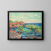 Le Trayas - Armand Guillaumin — framed artwork on a wall