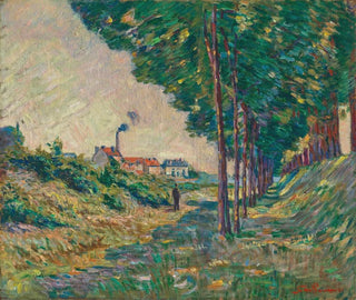 The towpath, Charenton, Île-de-France - Armand Guillaumin — artwork view