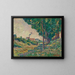 The towpath, Charenton, Île-de-France - Armand Guillaumin — framed artwork on a wall