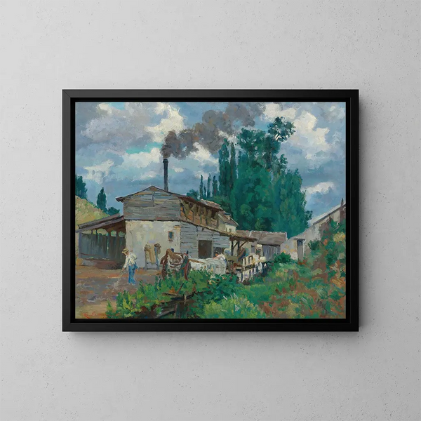Les bords de la Bivre - Armand Guillaumin — framed artwork on a wall