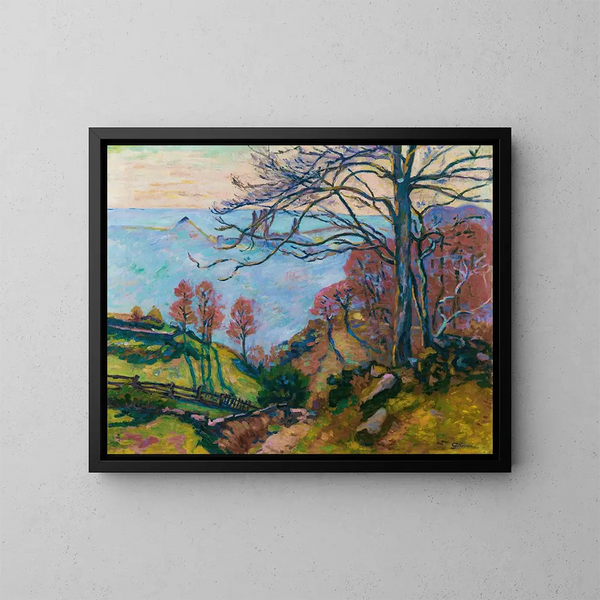 Les Brioches - Armand Guillaumin — framed artwork on a wall