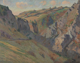 Les Grottes de Prunal près de Pontgibaud - Armand Guillaumin — artwork view