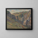 Les Grottes de Prunal près de Pontgibaud - Armand Guillaumin — framed artwork on a wall