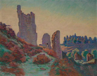 Les Ruines du Château de Crozant - Armand Guillaumin — artwork view
