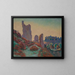 Les Ruines du Château de Crozant - Armand Guillaumin — framed artwork on a wall