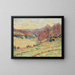 Les grandes gouttes du soir - Armand Guillaumin — framed artwork on a wall