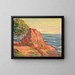 Les roches rouges d'Agay - Armand Guillaumin — framed artwork on a wall