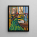 Madeleine Guillaumin lisant - Armand Guillaumin — framed artwork on a wall