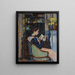 Mademoiselle Guillaumin Reading - Armand Guillaumin — framed artwork on a wall
