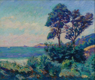 Marine Painting at Saint-Palais - Armand Guillaumin — artwork view