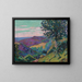 Landscape Painting of Crozant - Armand Guillaumin — framed artwork on a wall
