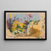 Landscape with Trees and Rocks and Color Tests - Armand Guillaumin — framed artwork on a wall
