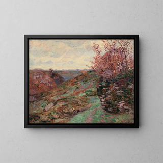 Landscape Painting - Armand Guillaumin — framed artwork on a wall
