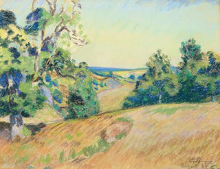 Landscape Painting of Crozant - Armand Guillaumin — artwork view