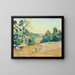 Landscape Painting of Crozant - Armand Guillaumin — framed artwork on a wall