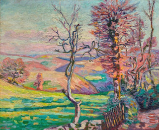 Landscape of Crozant, Creuse - Armand Guillaumin — artwork view