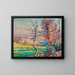 Landscape of Crozant, Creuse - Armand Guillaumin — framed artwork on a wall