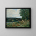 Landscape Painting of Île-de-France - Armand Guillaumin — framed artwork on a wall