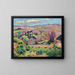 Landscape of the Creuse in Spring - Armand Guillaumin — framed artwork on a wall