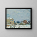 Landscape in Île-de-France - Armand Guillaumin — framed artwork on a wall