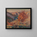 Landscape of the Spinner's Rock - Armand Guillaumin — framed artwork on a wall