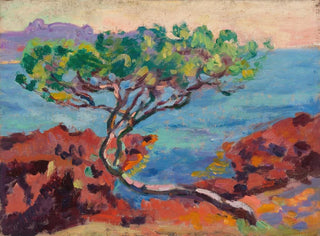 Maritime Landscape Painting - Armand Guillaumin — artwork view