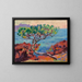 Maritime Landscape Painting - Armand Guillaumin — framed artwork on a wall